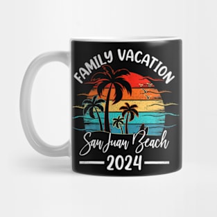 Family Vacation 2024  Puerto Rico San Juan Beach Mug